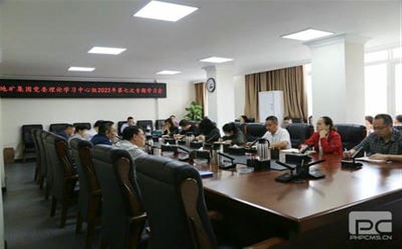 地矿集团召开党委理论学习中心组会议专题学习习近平总书记关于总体国家安全观的重要论述