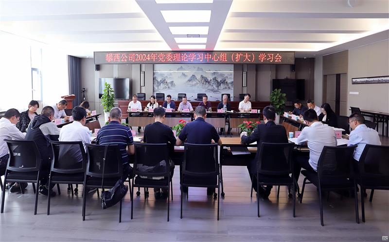 攀西公司召开党委理论学习中心组（扩大）学习会议