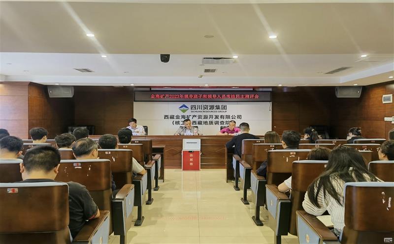 金？？？？？？？？蟛倏2023年度领导班子和领导人员考核民主测评会