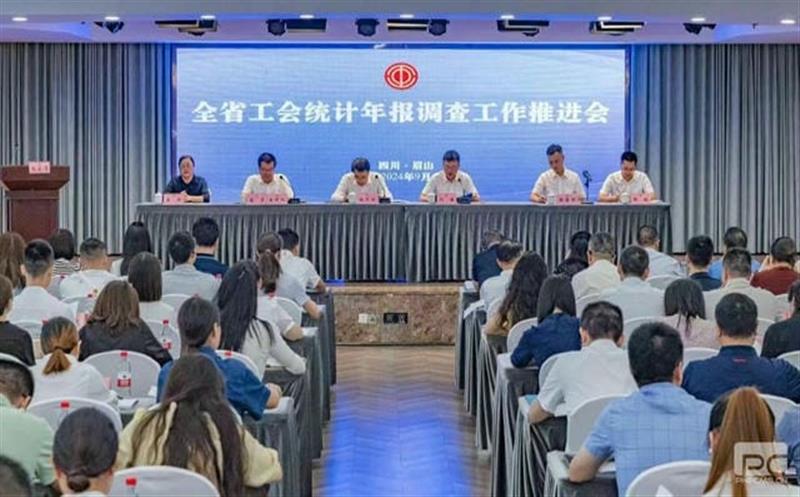 集团工会代表全省企业集团工会在全省工会统计年报调查工作推进会上发言